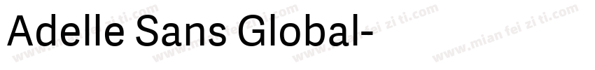 Adelle Sans Global字体转换